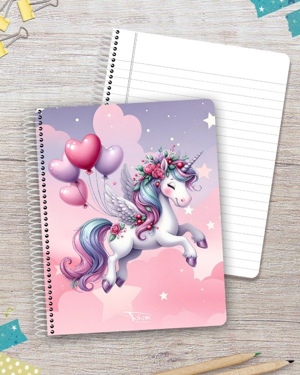 Producto - Cuaderno N3 rayado tapa rígida plástica 100h dis. magic