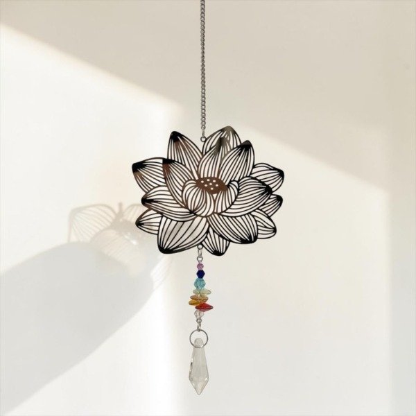 Producto - ATRAPAVIENTOS CON FLOR DE LOTO - Cod.D17-096
