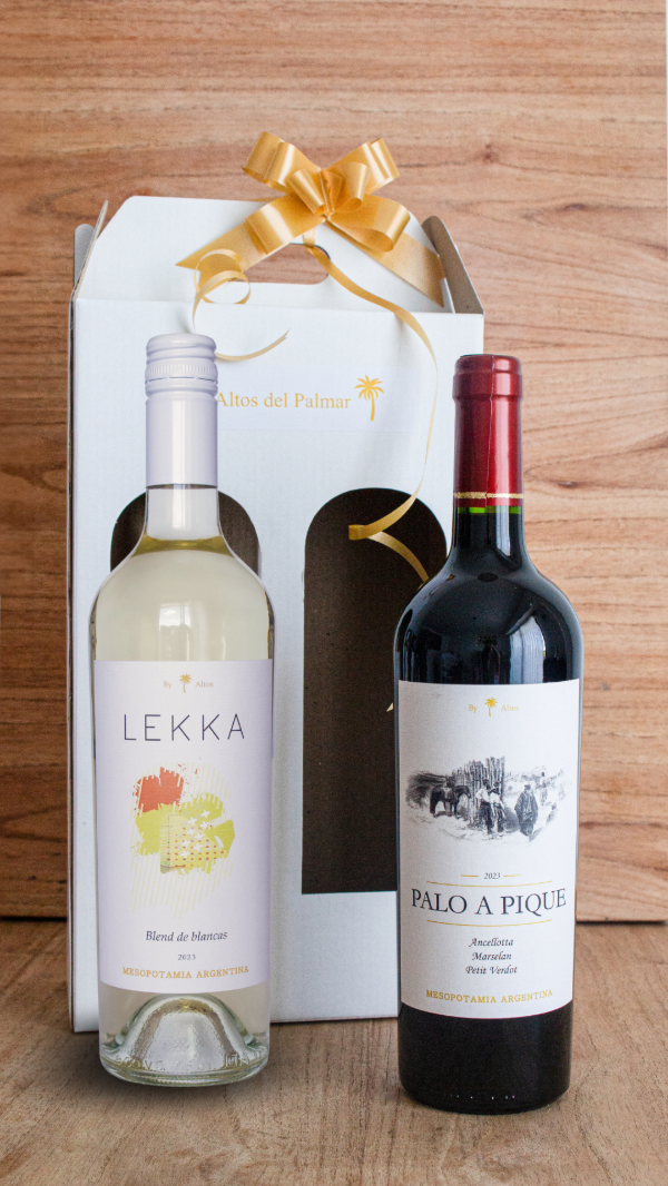 Producto - LEKKA Blend de Blancas + PALO A PIQUE Ancellotta Marselan Petit Verdot