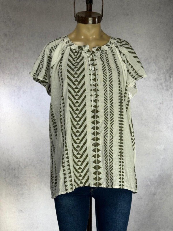 Producto - BLUSA LINO IMPORTADA BORDADA