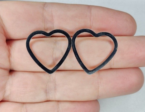 Producto - Aros pasante corazon calado 2