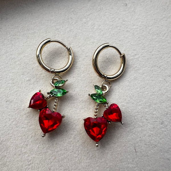 Producto - Aros Cherry Love Gold