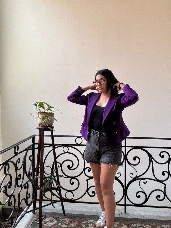 Producto - Blazer Zara violeta