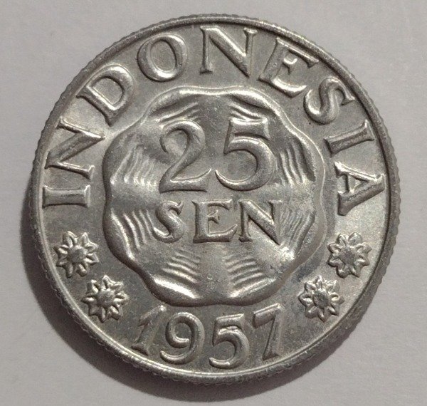 Producto - Indonesia 25 Sen 1957 - 0