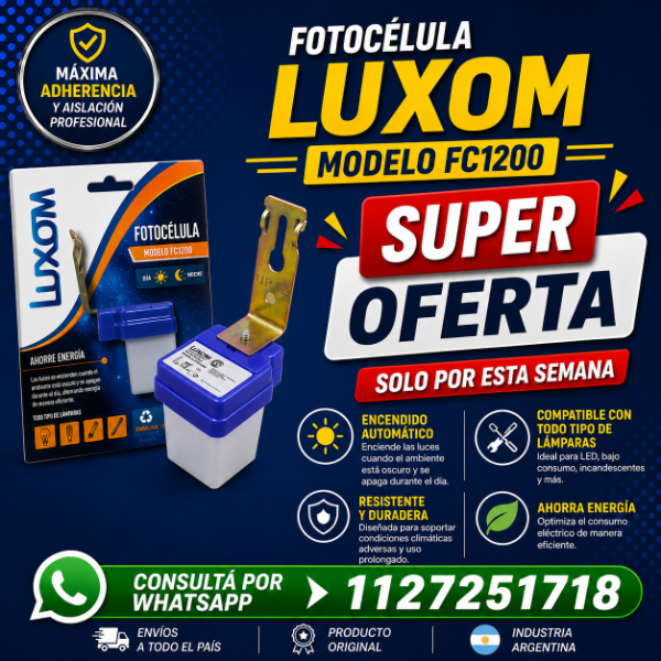 Producto - Fotocélula LUXOM 3 Cable