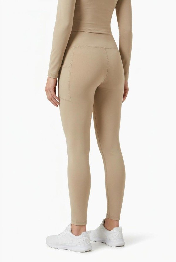 Producto - CALZA DAMA FITNESS RVCA VA ESSENTIAL II BEIGE - 1