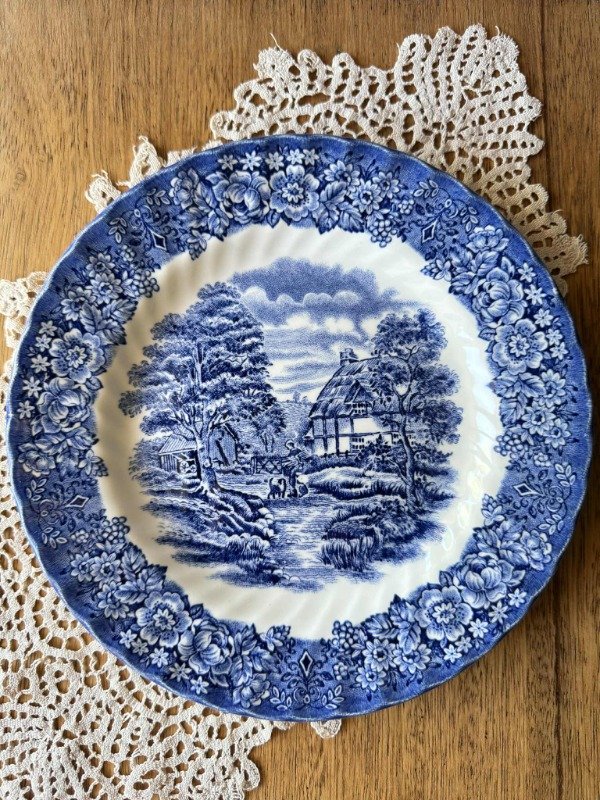 Producto - Plato de entrada/ postre de loza inglesa British Anchor Ironstone