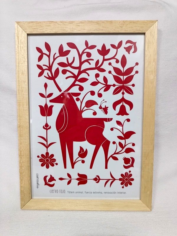 Producto - Cuadros "Gráficos" / Ciervo Rojo Fuego