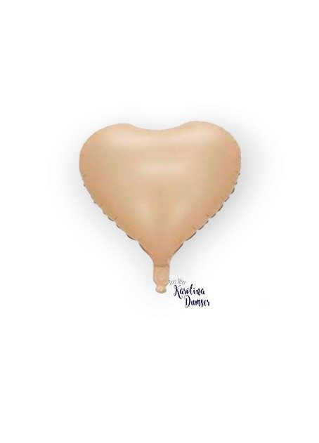 Producto - Globo Corazón Caramelo Satinado 18"