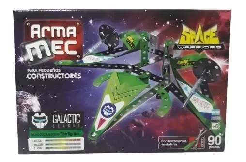 Producto - Armamec Galactic League Starfighter 90 Piezas De Metal y Plastico
