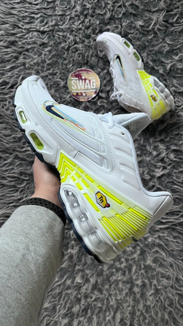 Producto - AIR MAX TN PLUS III 3D SWOOSH WHITE VOLT - 3