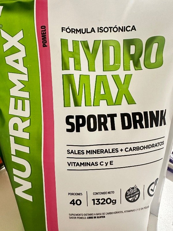 Producto - HYDRO MAX SPORT DRINK POMELO  40 PORCIONES