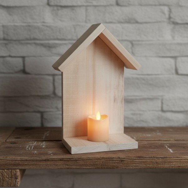 Producto - Casita Portavelas 20x12x4,5