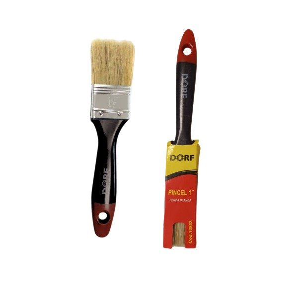 Producto - 10803    PINCEL VIROLA 1 CERDA BLANCA 1"       DORF