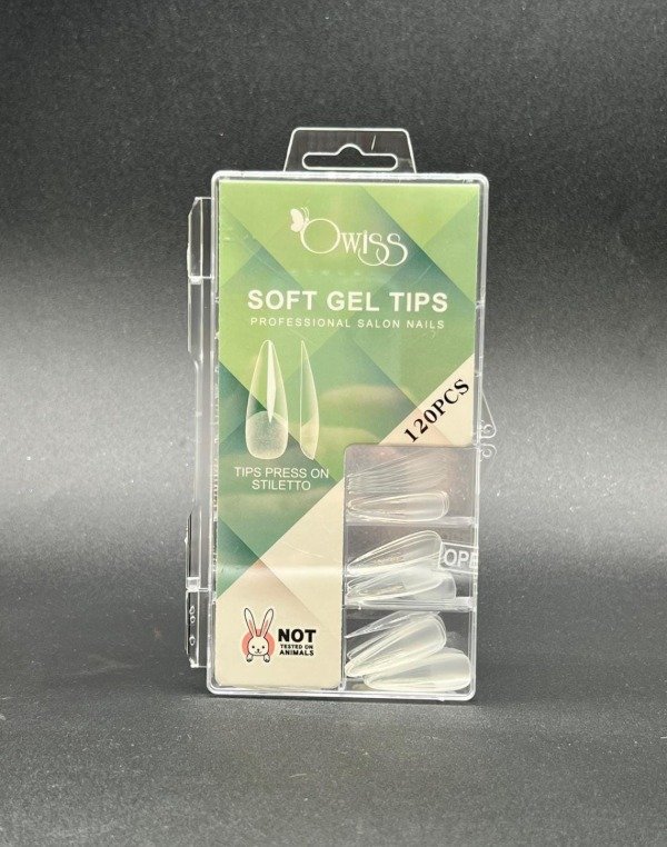 Producto - TIPS STILETTO OWISS MATTE 120PCS