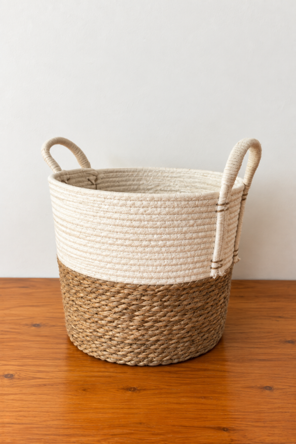 Producto - Canasto Yute Bicolor - 0