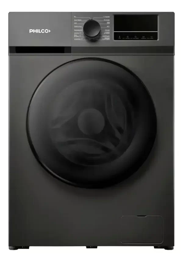 Producto - Lavarropas Inverter Philco Carga Frontal 11 Kg 1400 Rpm Gris