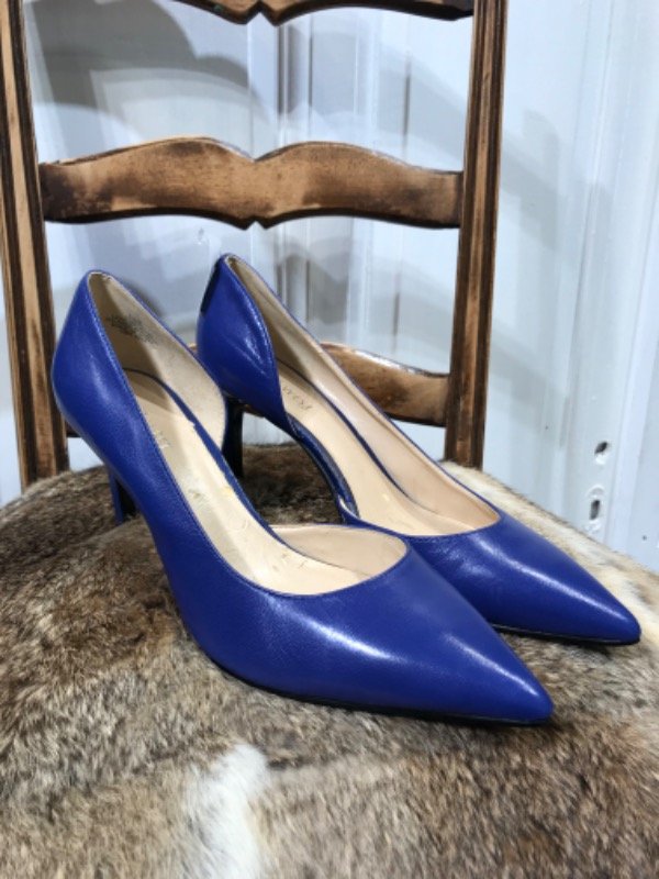 Producto - Zapatos NINE WEST azul francia stiletto- Talle 37.5- PRECIO: 40c