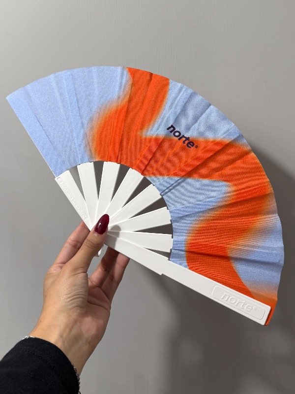 Producto - Abanico aire naranja pocket