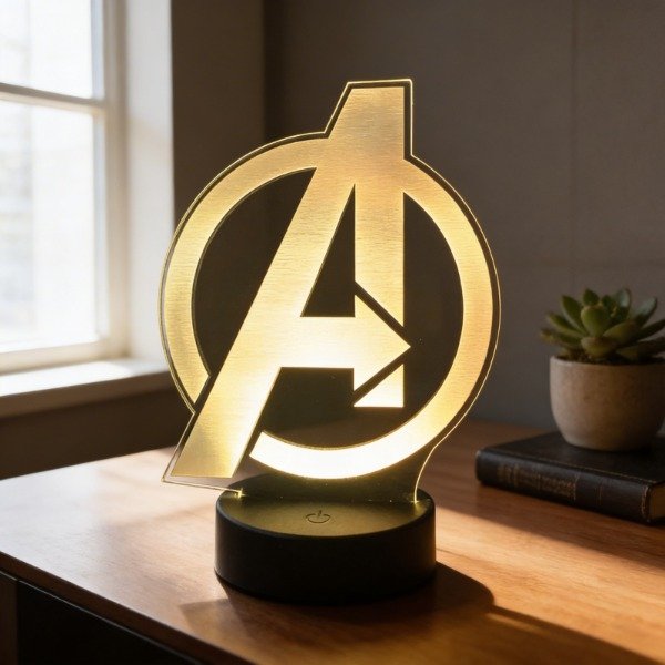 Producto - Velador led logo Avengers