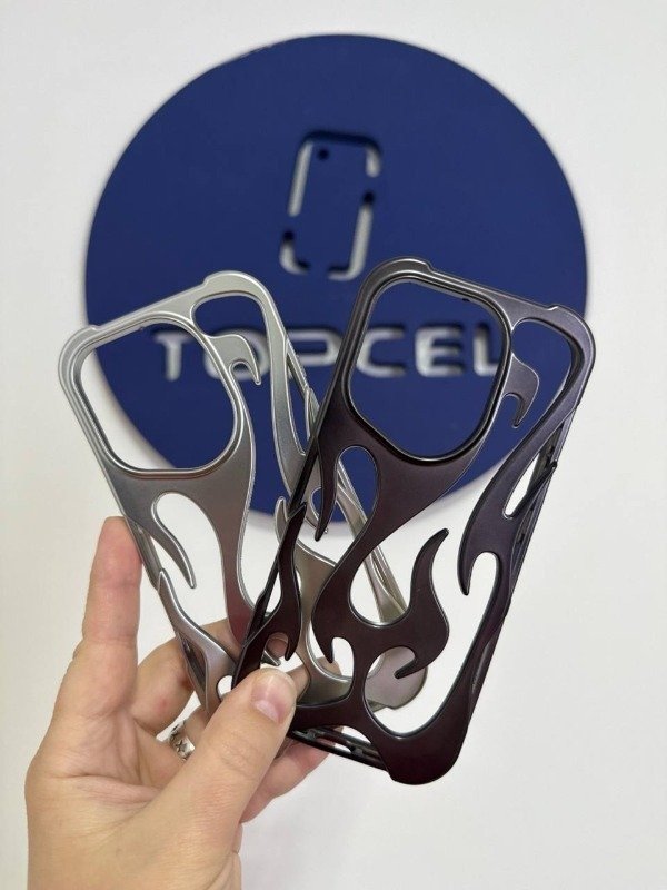 Producto - FUNDA TPU FLAME CROMADA PARA IPHONE 15 PRO MAX