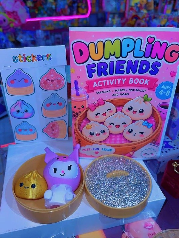 Producto - VAPORERA con Squishy libro y stickers