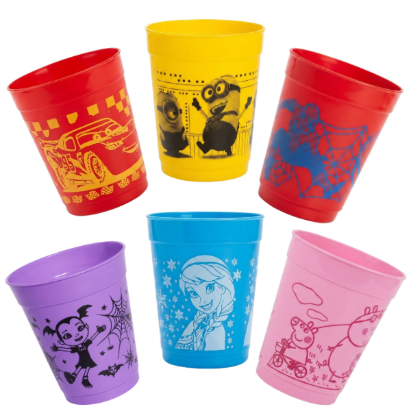 Producto - Vaso personajes plástico pack 10 unidades - 0