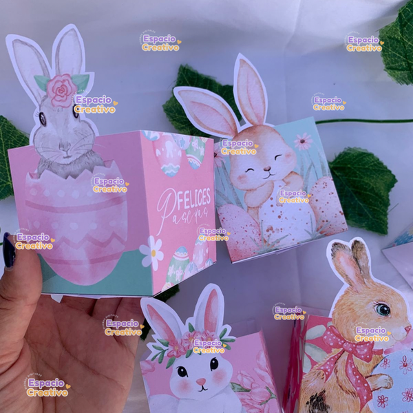 Producto - Box Conejitos Dulces - Pascuas Imprimible