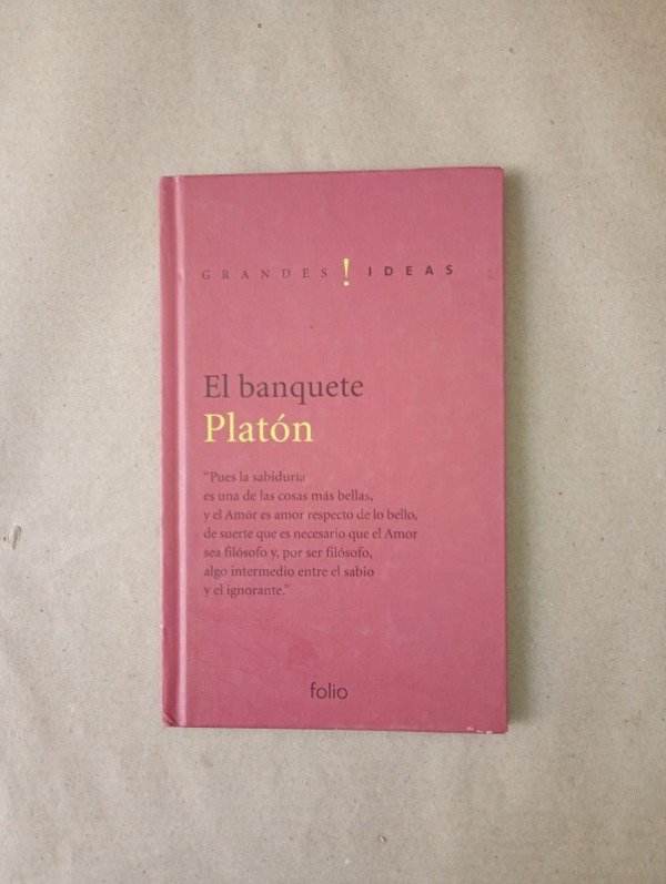 Producto - El banquete - Platón - Folio 2006 - Tapa dura