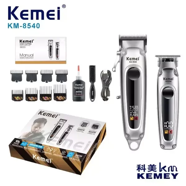 Producto - KEMEI CORTADORA DE PELO PATILLERA KM-8540