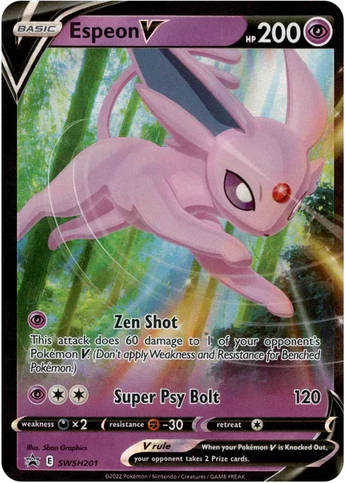 Producto - Espeon V - SWSH201 - Sword and Shield Promo