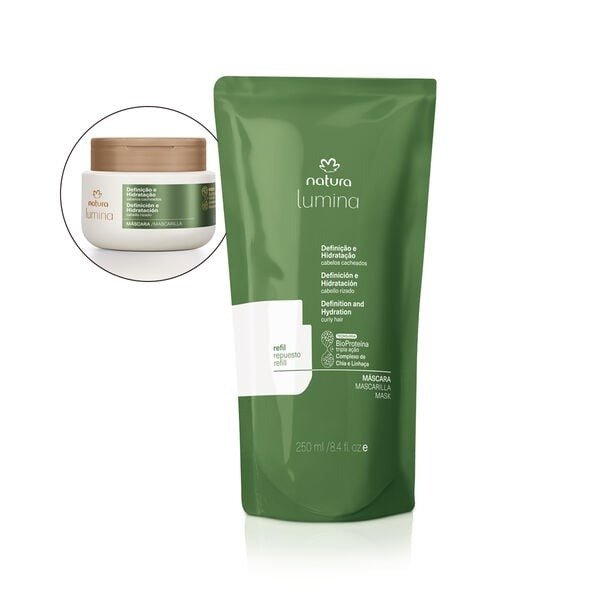 Producto - Repuesto Máscara lumina recuperadora cabellos rizados 250 ml