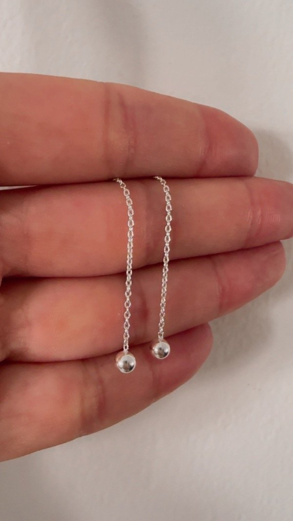 Producto - Aros aguja bolita