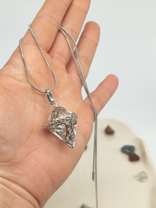 Producto - Relicario CRUZ (5 piedras de regalo!) - 1