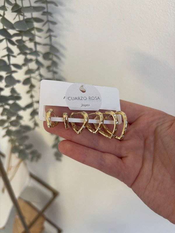 Producto - Conjunto de Argollas Belleza