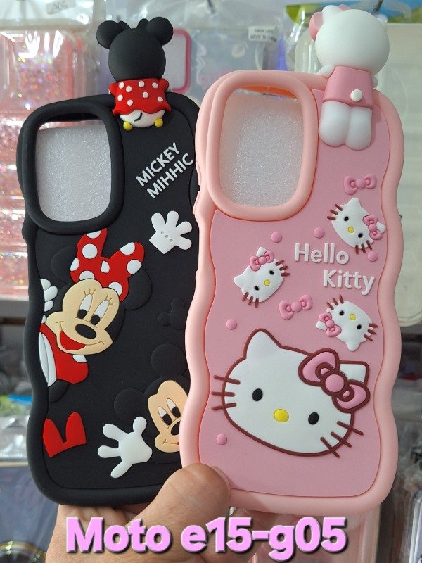 Producto - Fundas silicona diseño con muñeco. Moto e15-g05