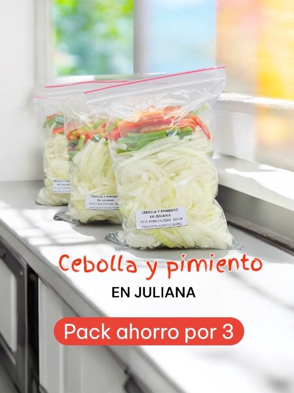 Producto - PACK AHORRO CEBOLLA Y PIMIENTO EN JULIANA POR 3