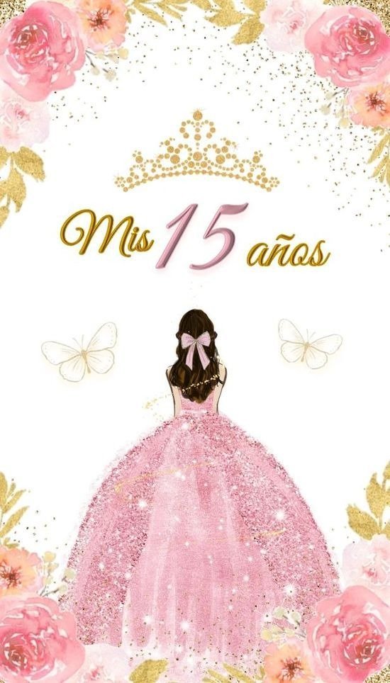 Producto - FUNDA PARA PANEL QUINCEAÑERA ROSA
