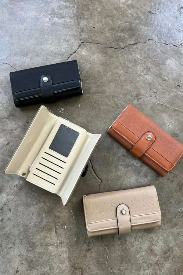 Producto - Billetera con cierre frontal y tarjetero