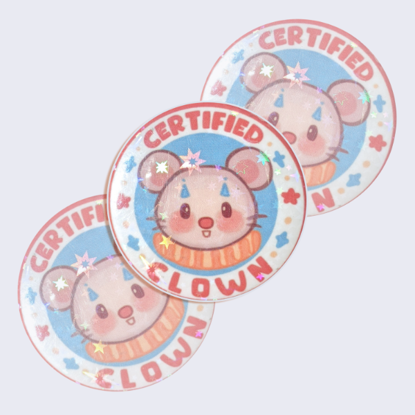 Producto - payasito - pin holográfico