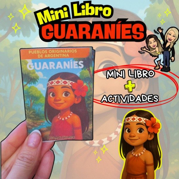 Producto - MINI LIBRO. LOS GUARANÍES. PUEBLOS ORIGINARIOS