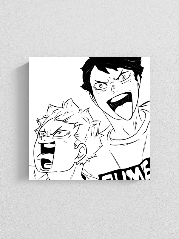 Producto - Cuadro Hinata y Oikawa  -Haikyu!-