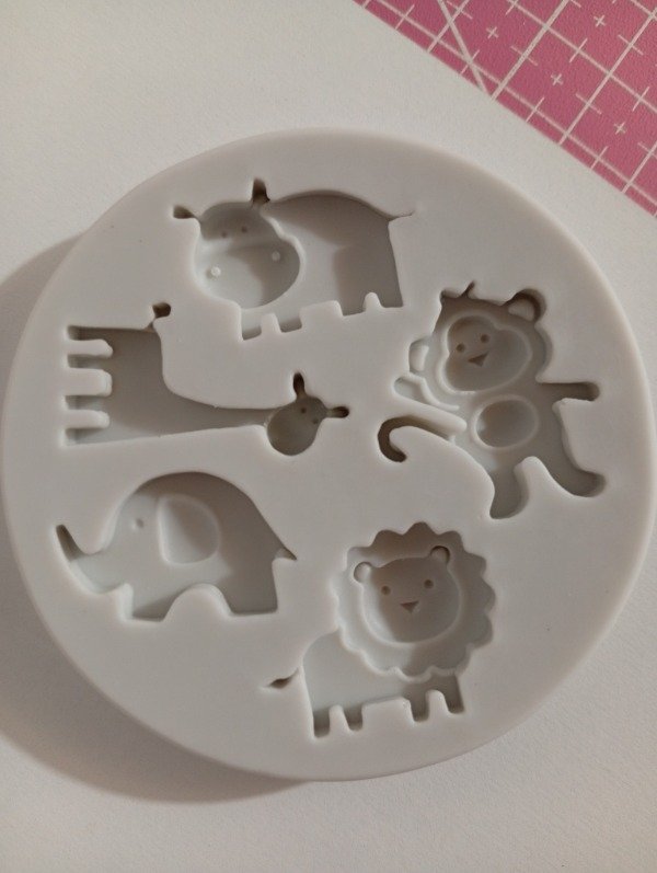 Producto - Molde de silicona mini animales de la selva