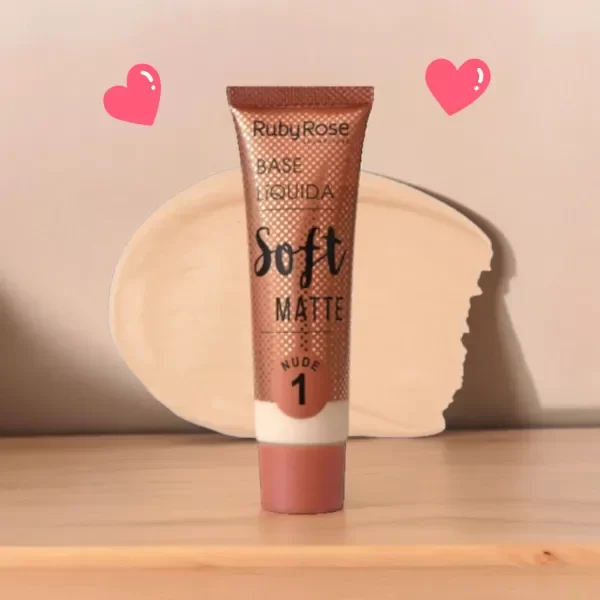 Producto - BASE SOFT MATTE NUDE 1 - RUBY ROSE