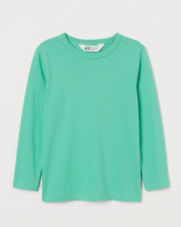Producto - Remera Niño Manga Larga HM Verde