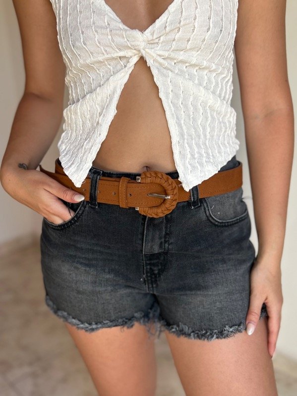 Producto - Cinturón GAMUZA TRENZADO