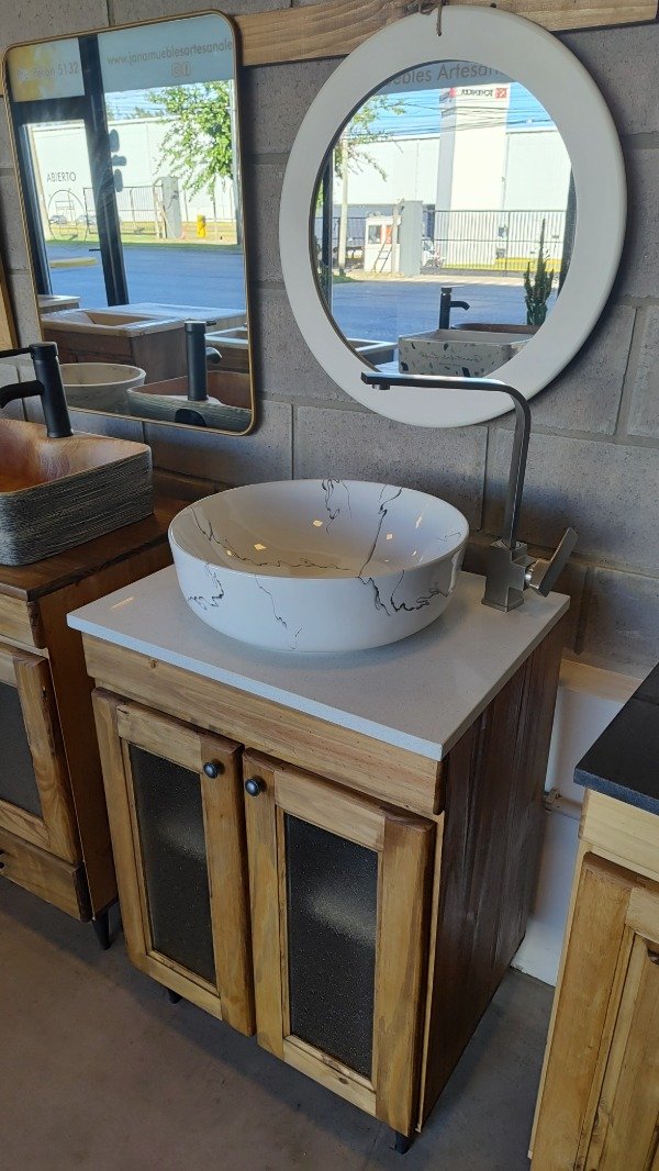 Producto - Vanitory 60 con tapa silestone y bacha de apoyo