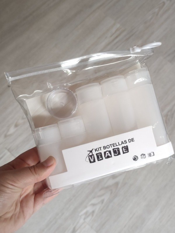 Producto - Kit de botellitas de viaje recargables 6pcs