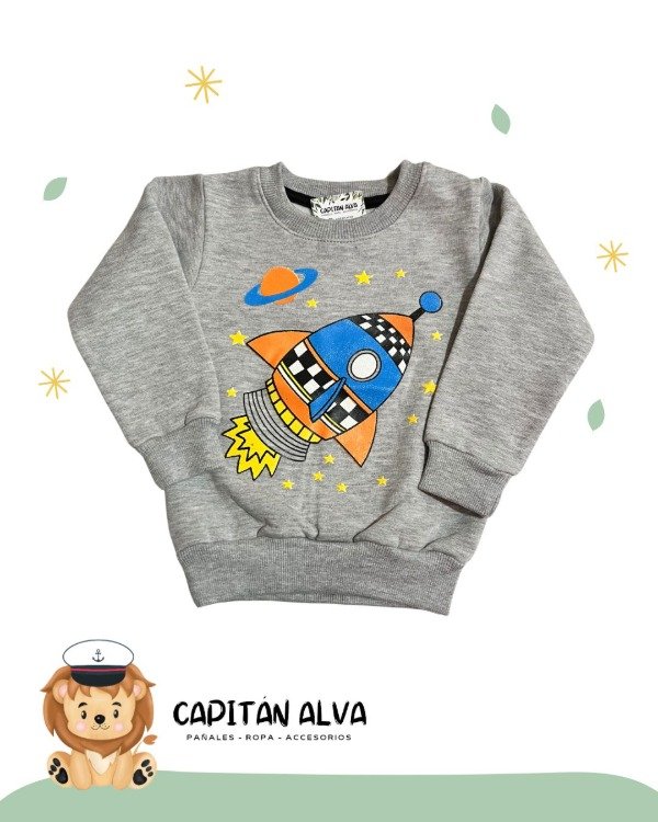 Producto - Buzo Cohete - talle 3