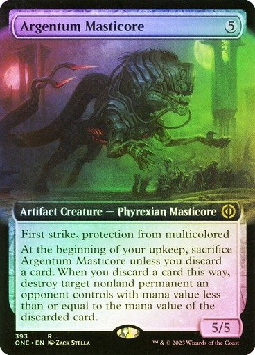 Producto - Argentum Masticore (Extended Art Foil)